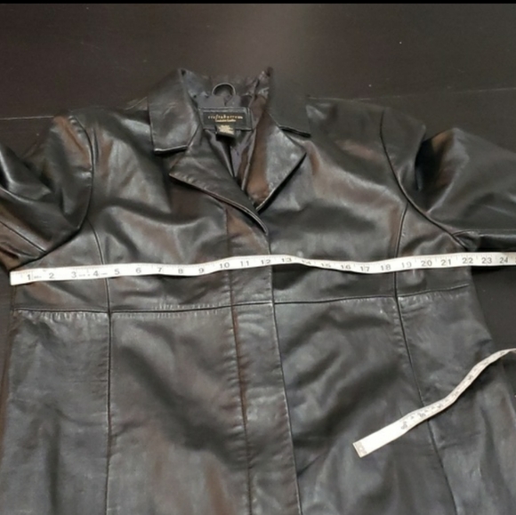 Croft & Barrow Lambskin Leather Fully Lined Hidden Buttons Side Seam Pocket XL - Picture 10 of 11